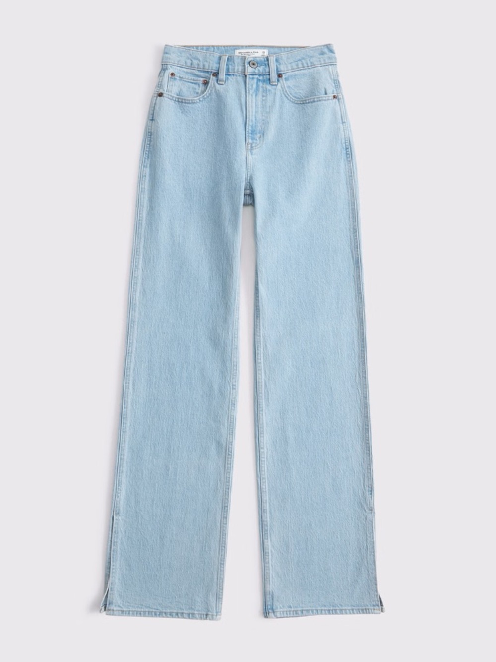 Abercrombie Curve Love High Rise Vent Hem Jeans *Short